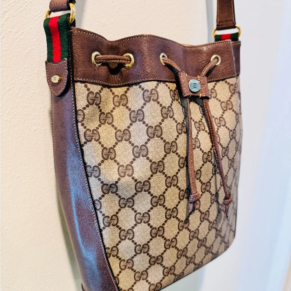 Gucci GG Monogram Bucket Bag Vintage - Picture 3 of 16